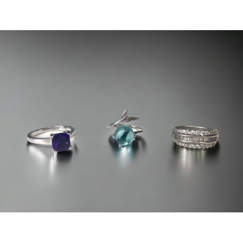 A COLLECTION OF THREE STERLING