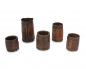 A COLLECTION OF TREEN WOOD AND