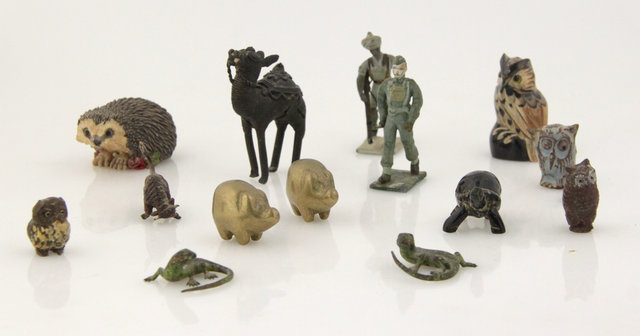 A collection of twelve miniature