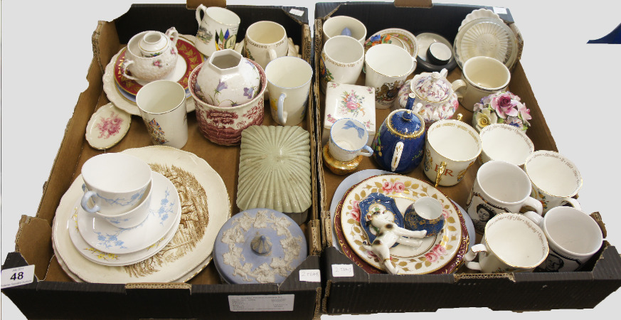 A collection of Two Trays of