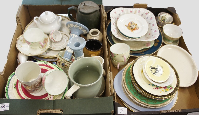 A collection of Two Trays of
