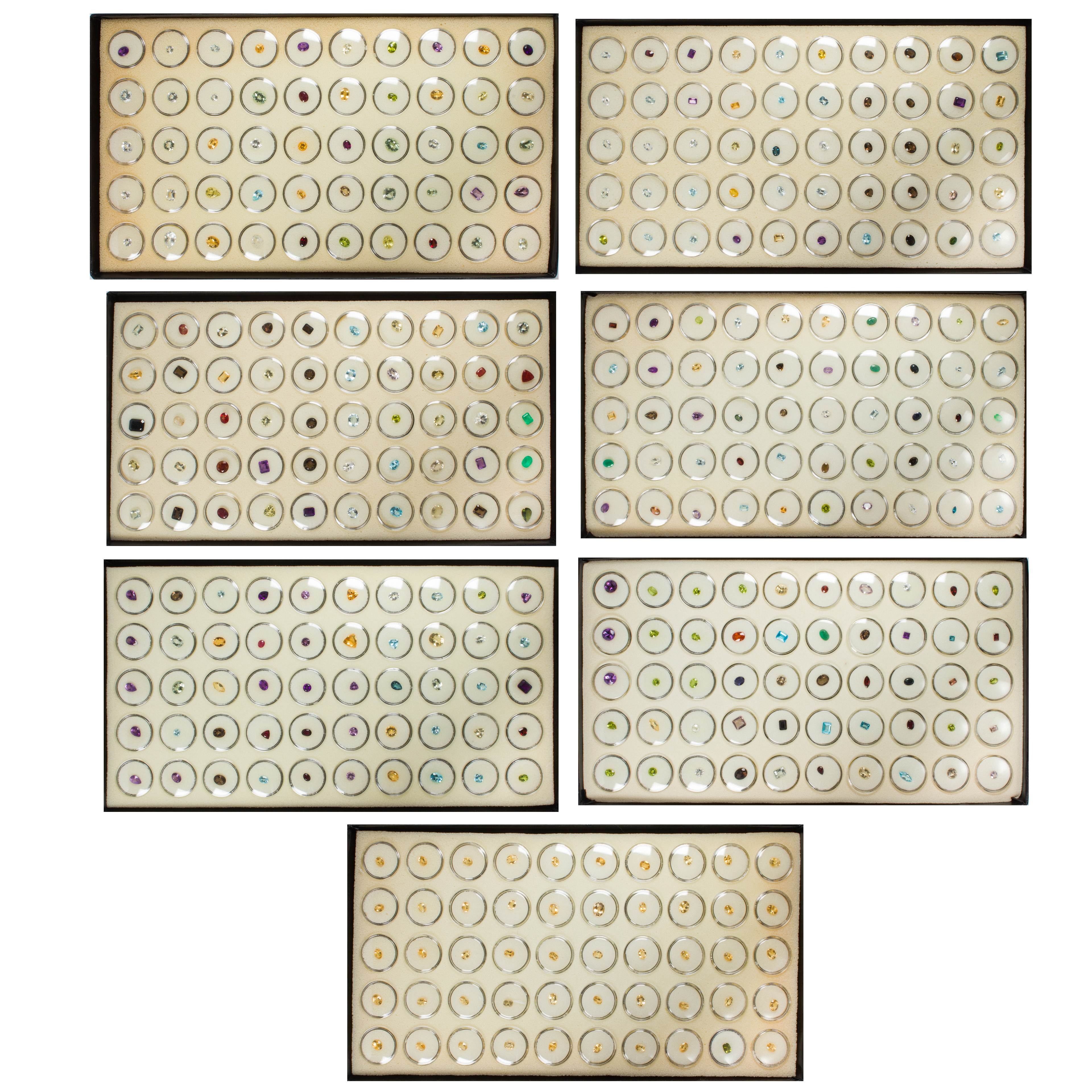 A COLLECTION OF UNMOUNTED GEMSTONES