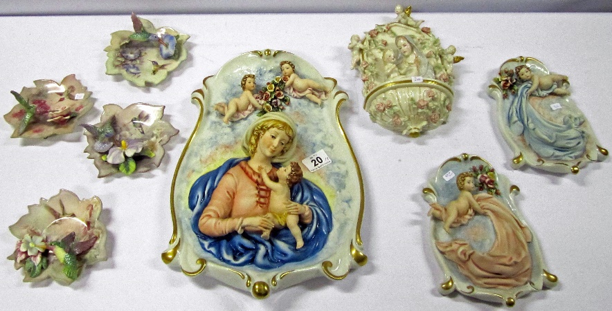 A collection of Various Capodemonte