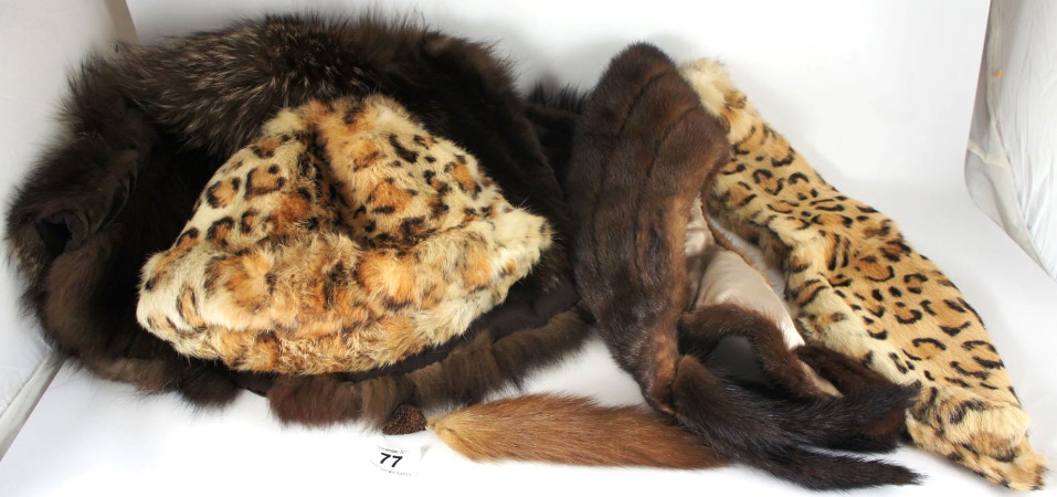 A collection of various fur