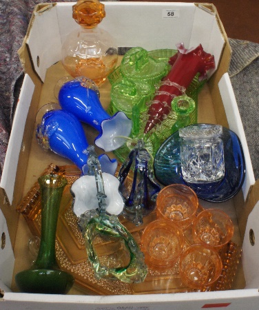 A collection of various glassware