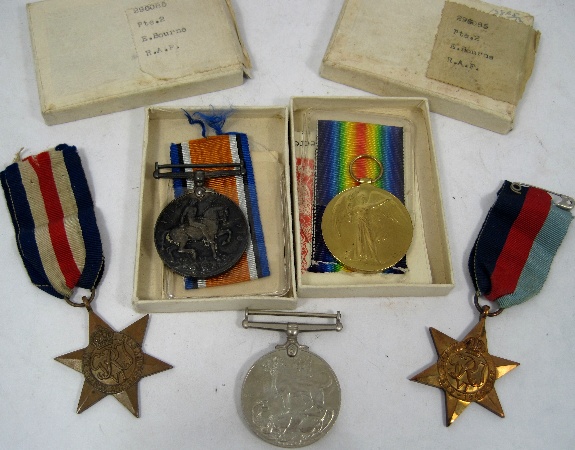 A Collection of Various Medals to