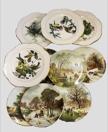 A collection of various plates by