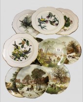 A collection of various plates