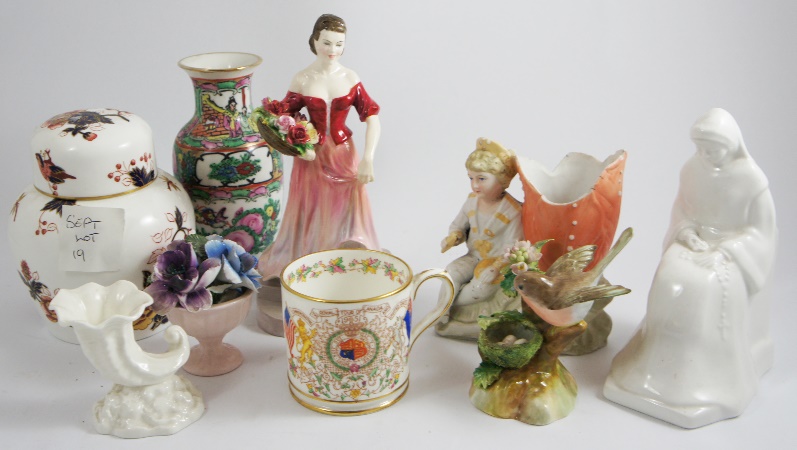 A collection of various potery to