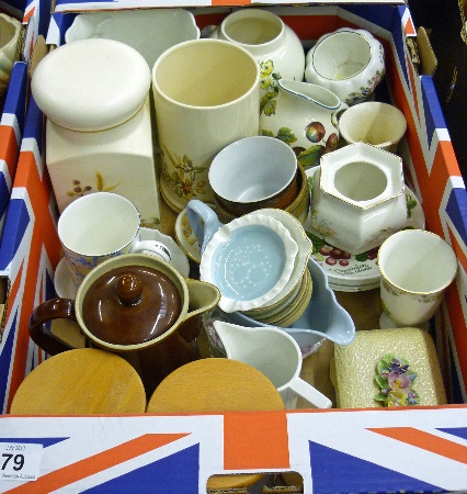 A collection of Various Pottery