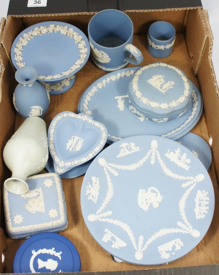 A collection of various pottery