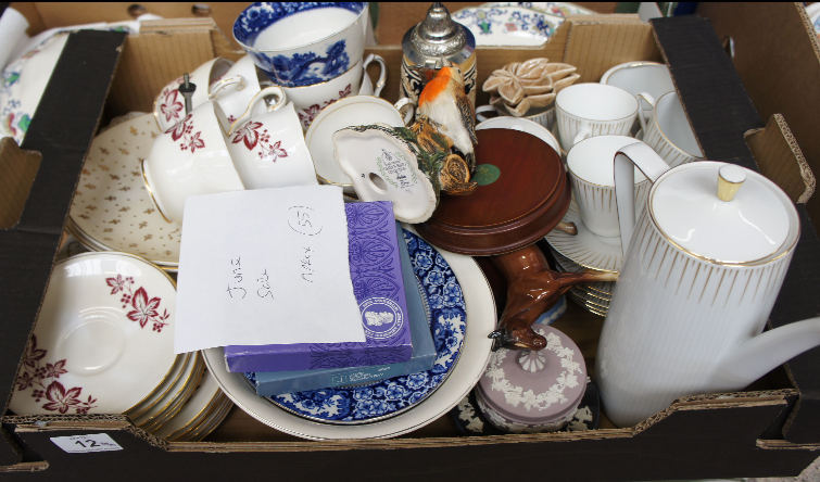 A collection of various pottery