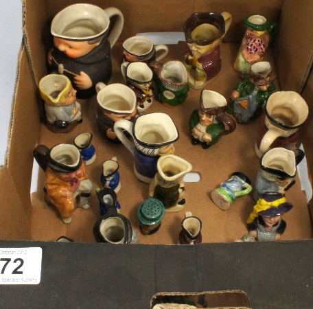 A collection of various size Toby