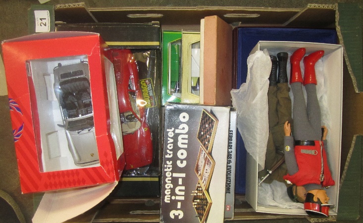 A collection of various toys to