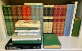 A collection of vintage books,