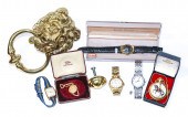A COLLECTION OF WATCHES & BRAS