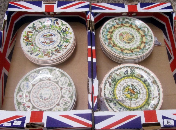 A collection of Wedgwood Calender