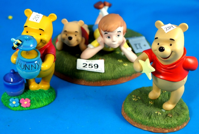A collection of Winnie Pooh and