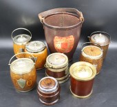 A COLLECTION OF WOODEN BISCUIT