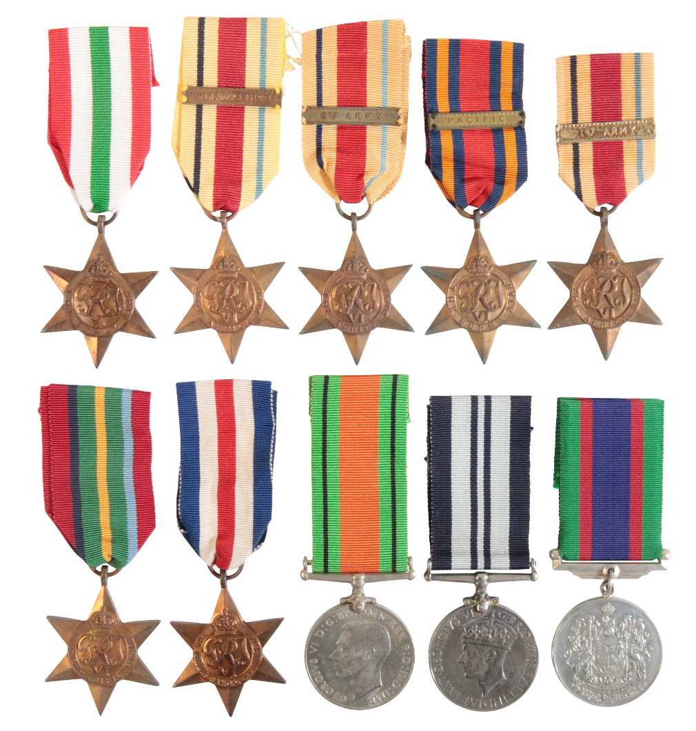A COLLECTION OF WW2 MEDALS Africa