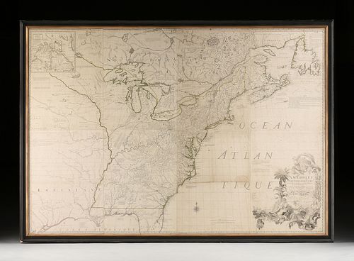 A COLONIAL MAP, "AMERIQUE