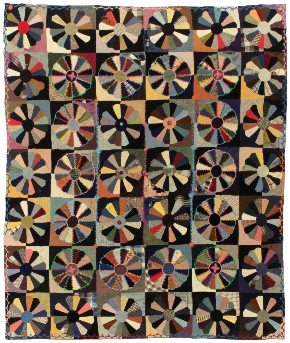 A COLONIAL REVIVAL QUILT AND A