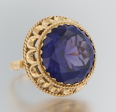 A Color Change Synthetic Sapphire