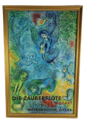 A COLOR OFFSET PRINT OF CHAGAL
