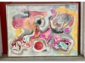 A colorful abstract watercolor