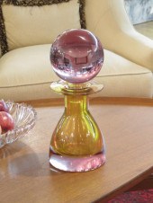 A COLOSSAL MURANO GLASS BOTTLE