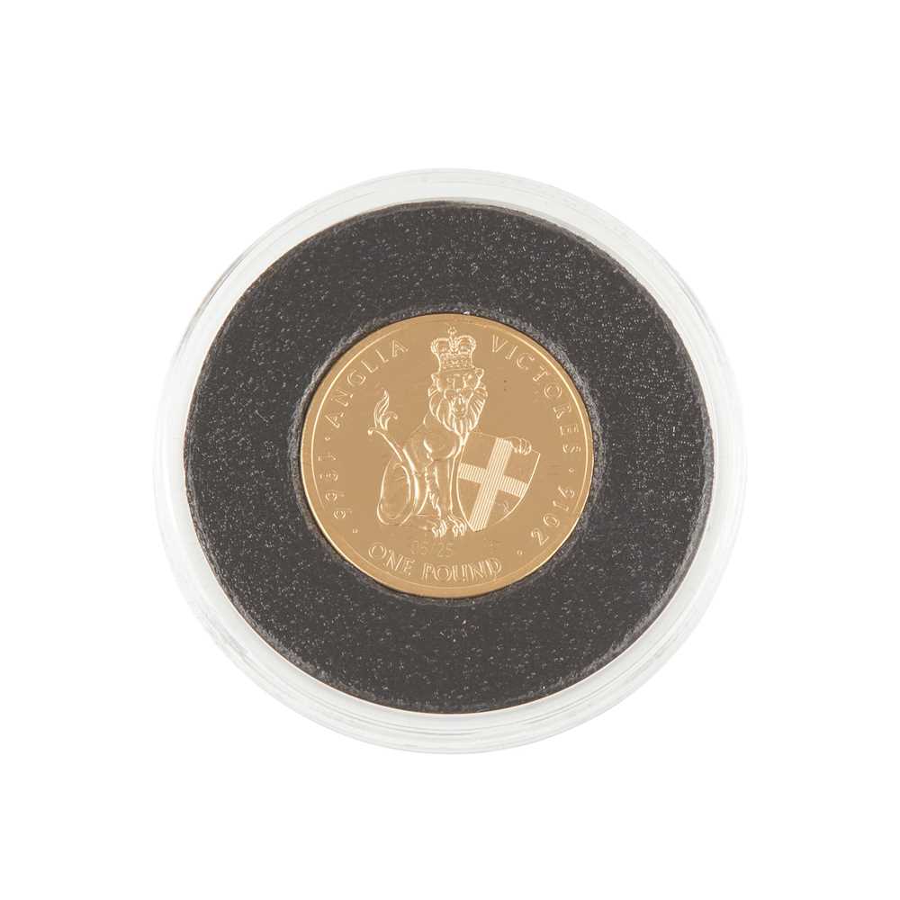 A COMMEMORATIVE GOLD PIEDFORT £1