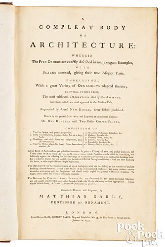 A COMPLEAT BODY OF ARCHITECTURE, BY