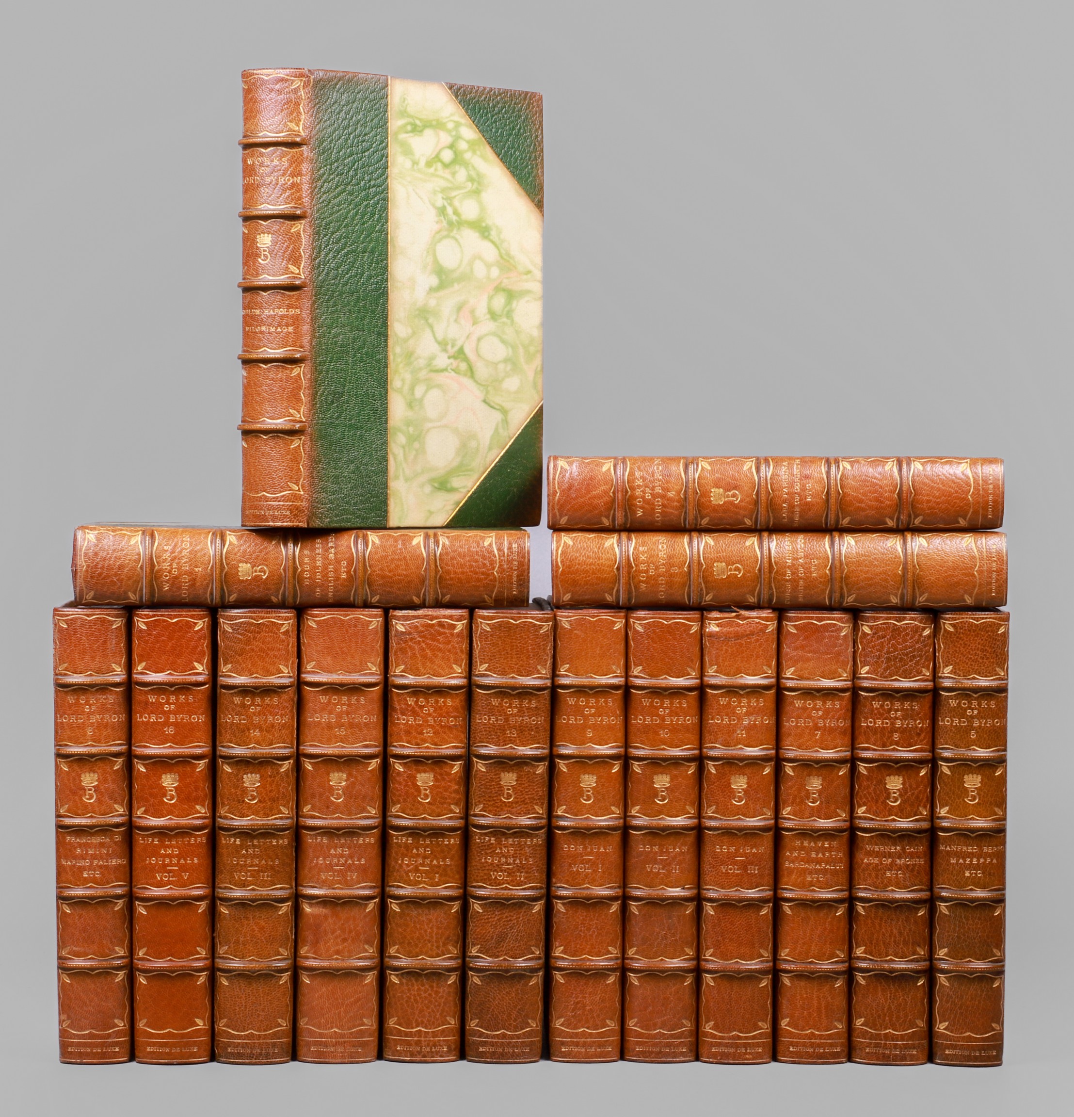 A complete 16-volume set of the