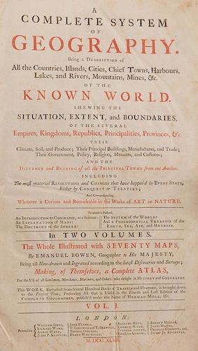 A COMPLETE SYSTEM OF GEOGRAPHY,