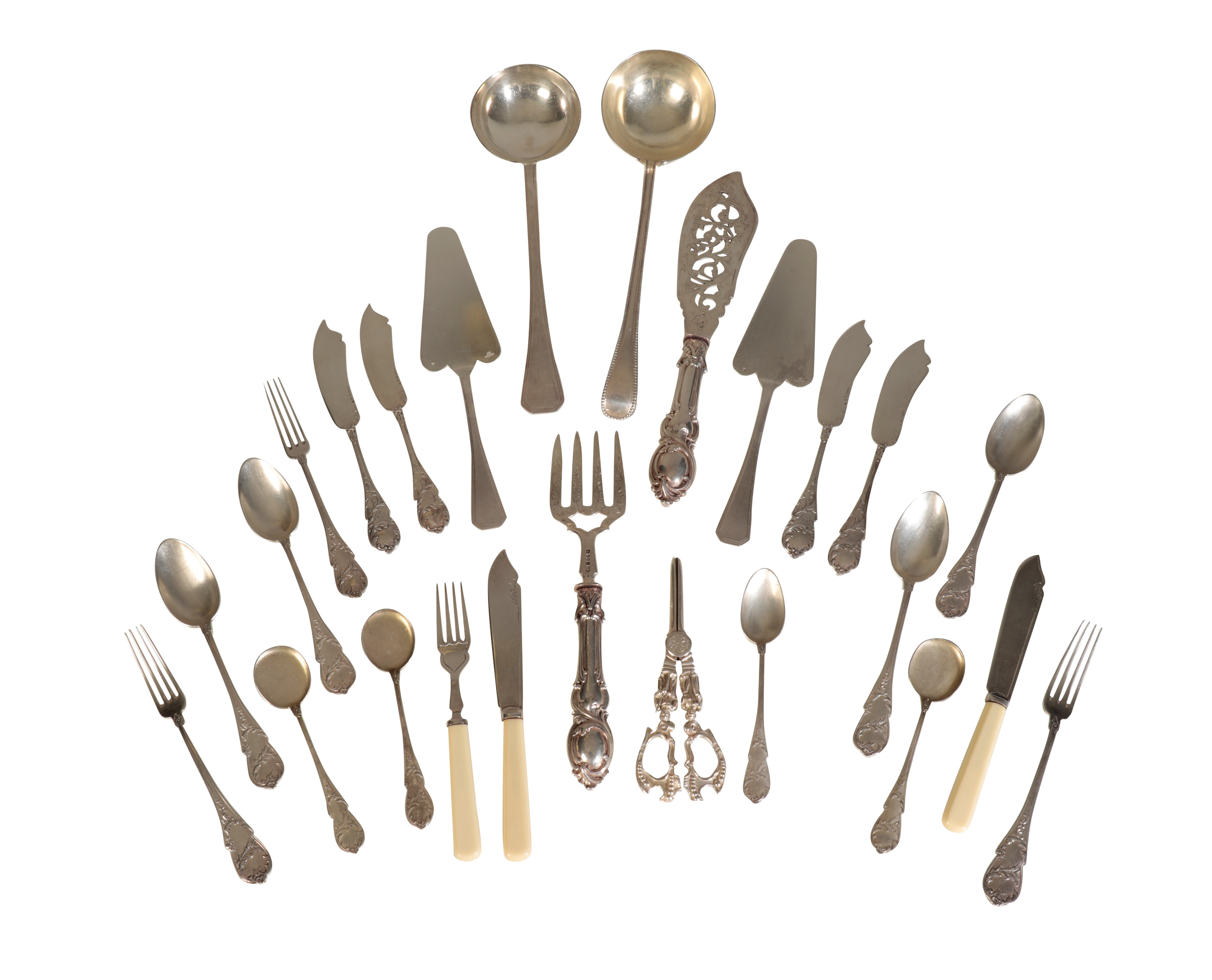 A COMPOSITE CANTEEN OF SILVER