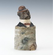 A Composite Figural Humidor by