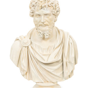 A Composition Bust of Septimius