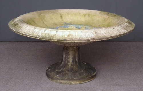 A concrete garden urn of 19th