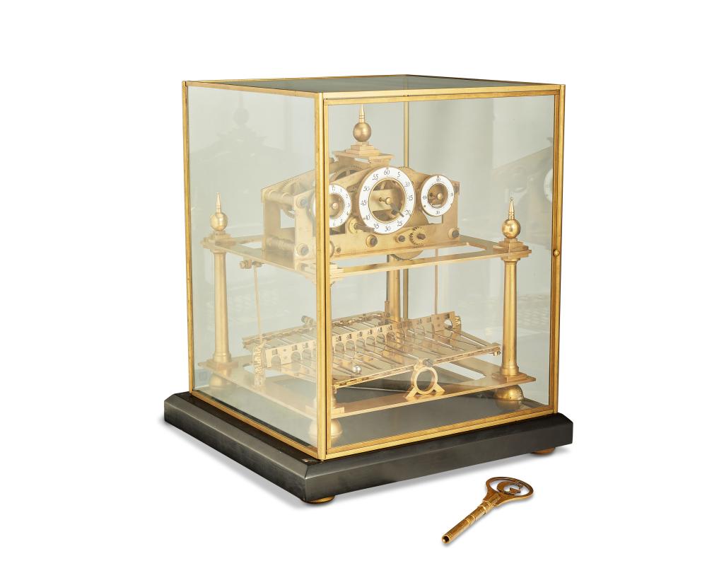 A CONGREVE ROLLING BALL CLOCKA