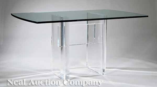A Contemporary Acrylic and Glass