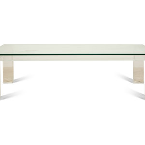 A Contemporary Acrylic and Glass