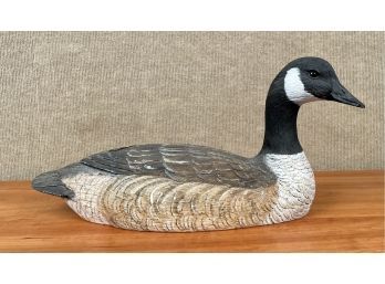 A contemporary artisan carved and