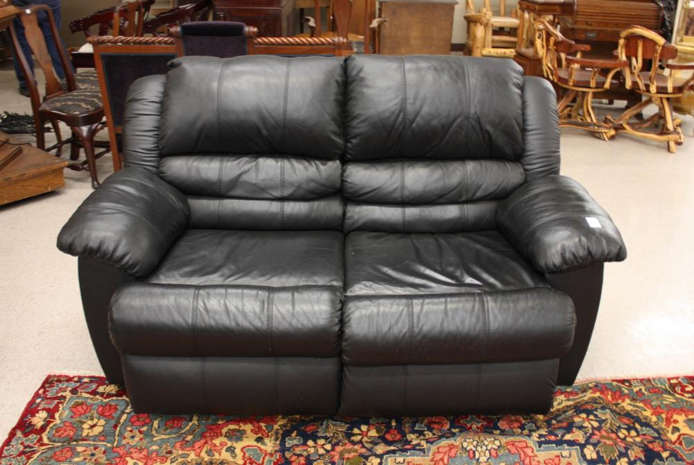A CONTEMPORARY BLACK LEATHER
