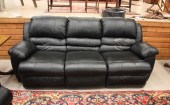 A CONTEMPORARY BLACK LEATHER R