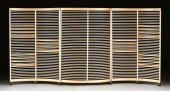 A CONTEMPORARY BLONDE WOOD AND