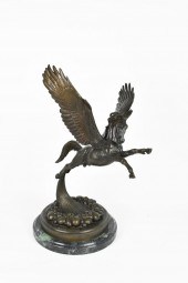 A CONTEMPORARY BRONZE SCULPTUR