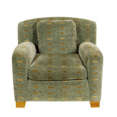 A CONTEMPORARY CHENILLE UPHOLS