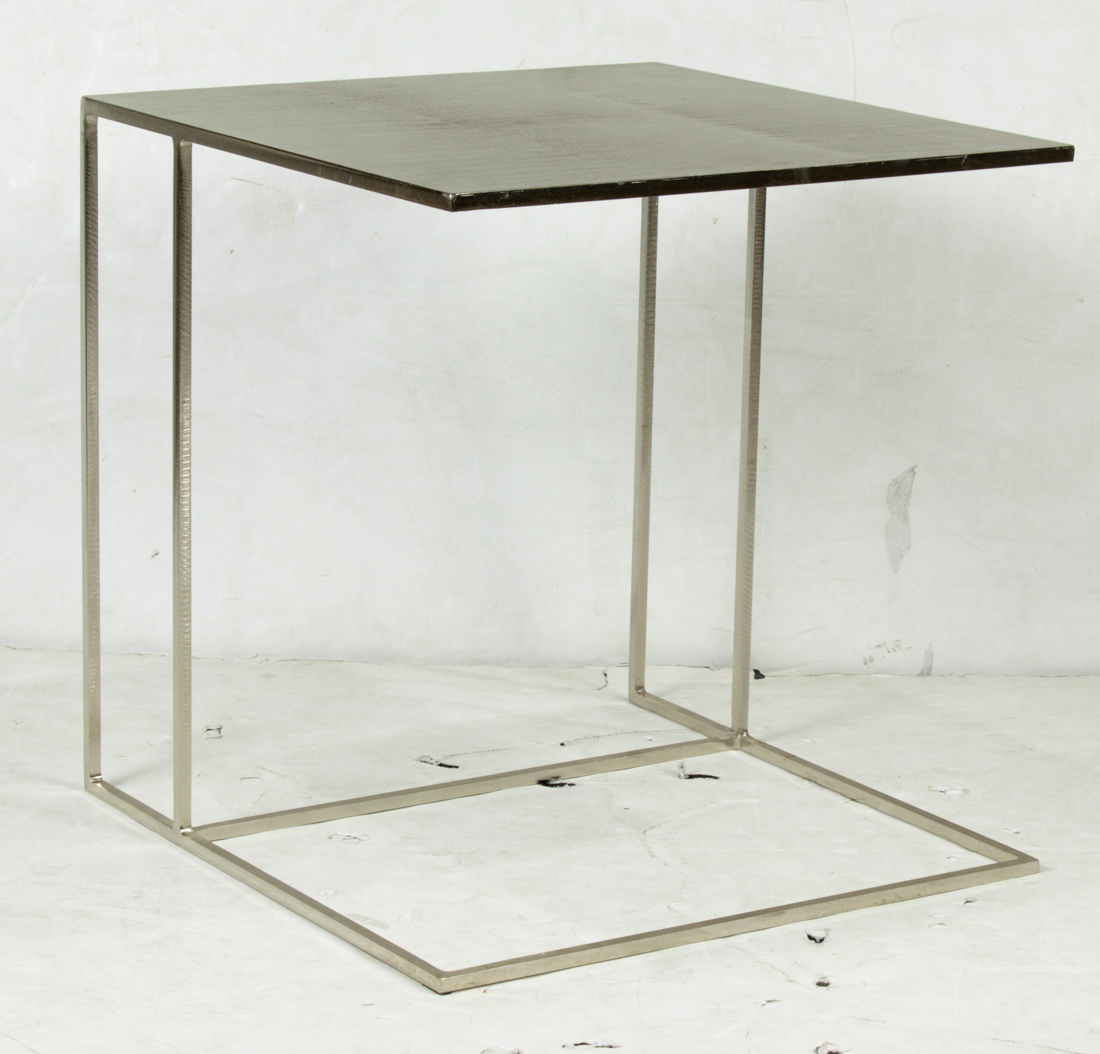 A CONTEMPORARY CHROME OCCASIONAL