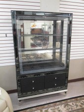 A CONTEMPORARY CURIO CABINET O
