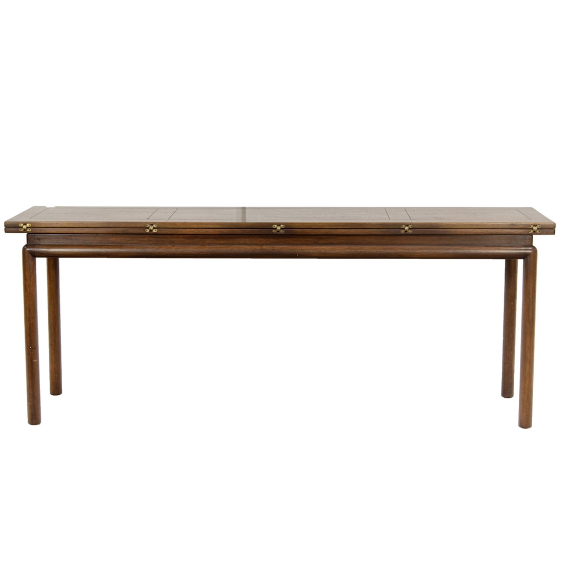 A CONTEMPORARY FLIP TOP CONSOLE